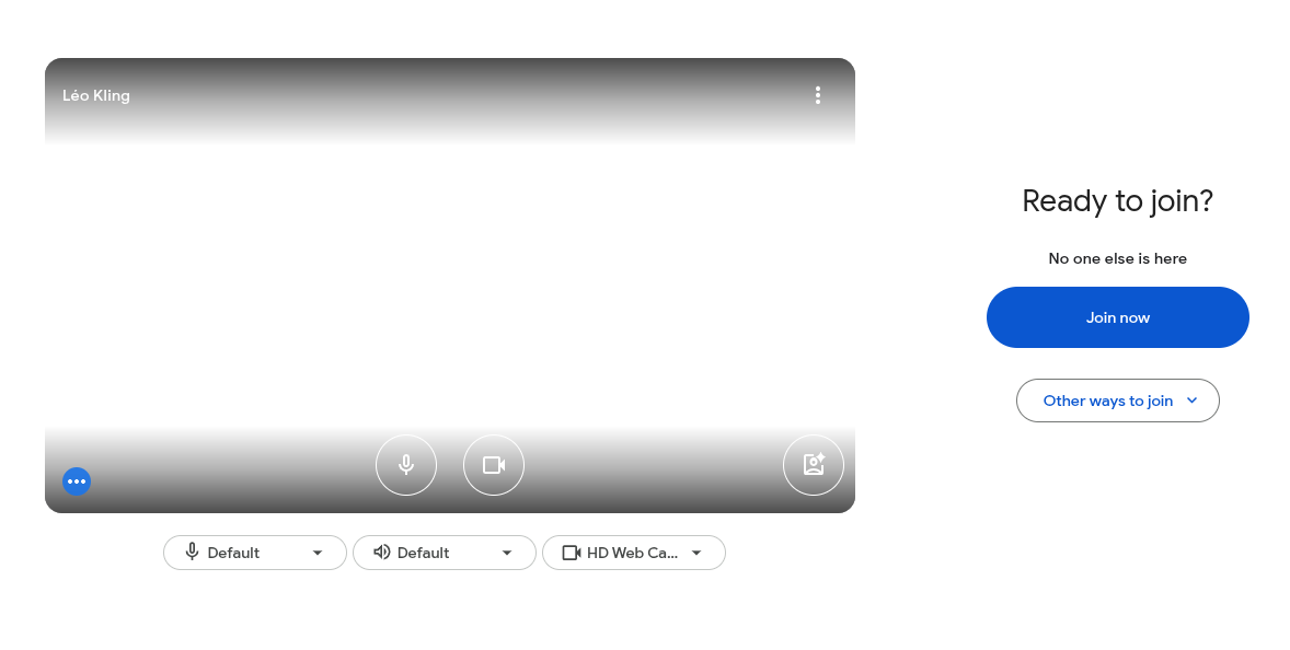White Screen On Google Meet